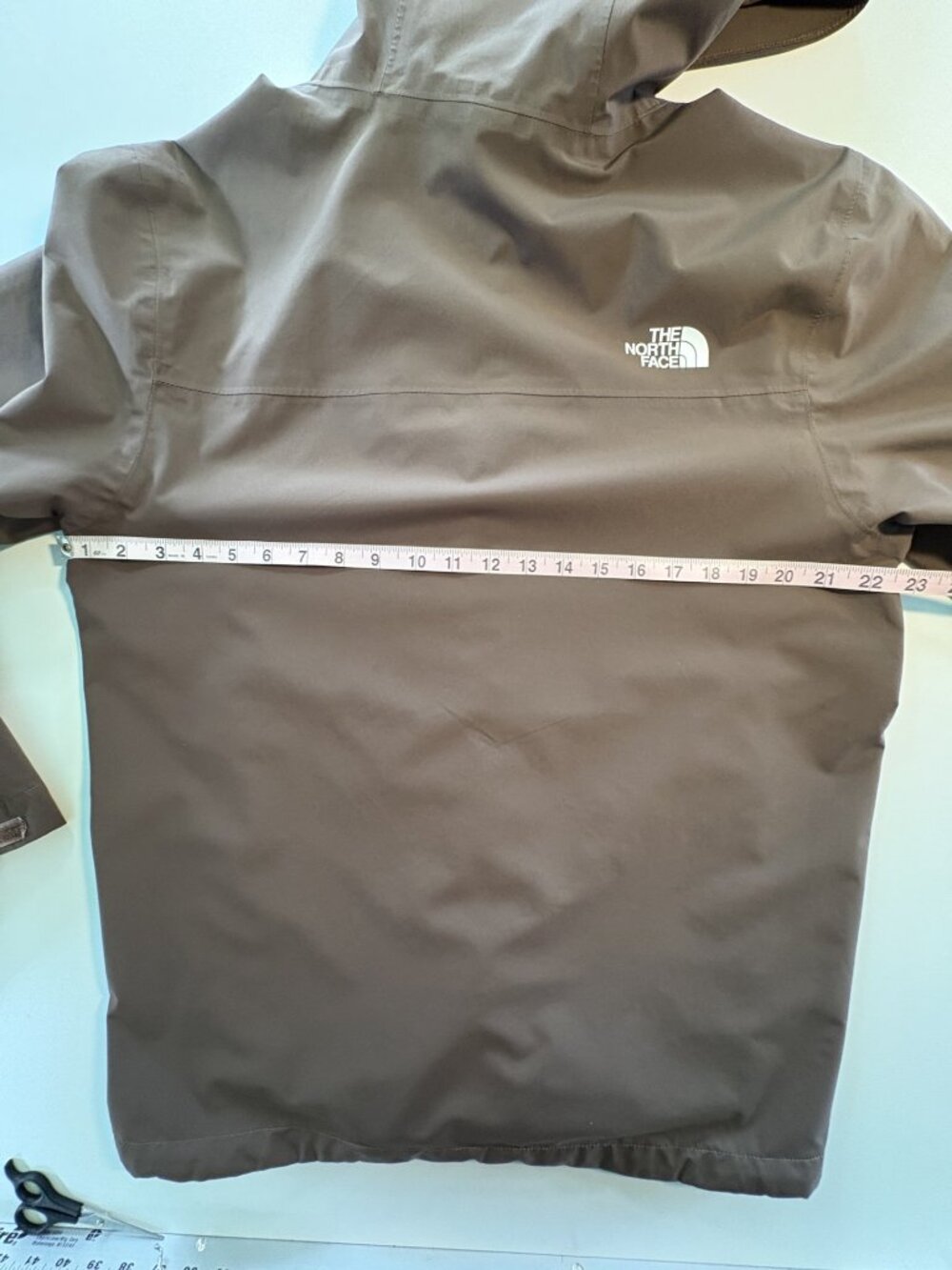 The North Face DryVent Hooded Jacket Mens M Brown Waterproof Windbreaker Coat - Picture 10 of 11